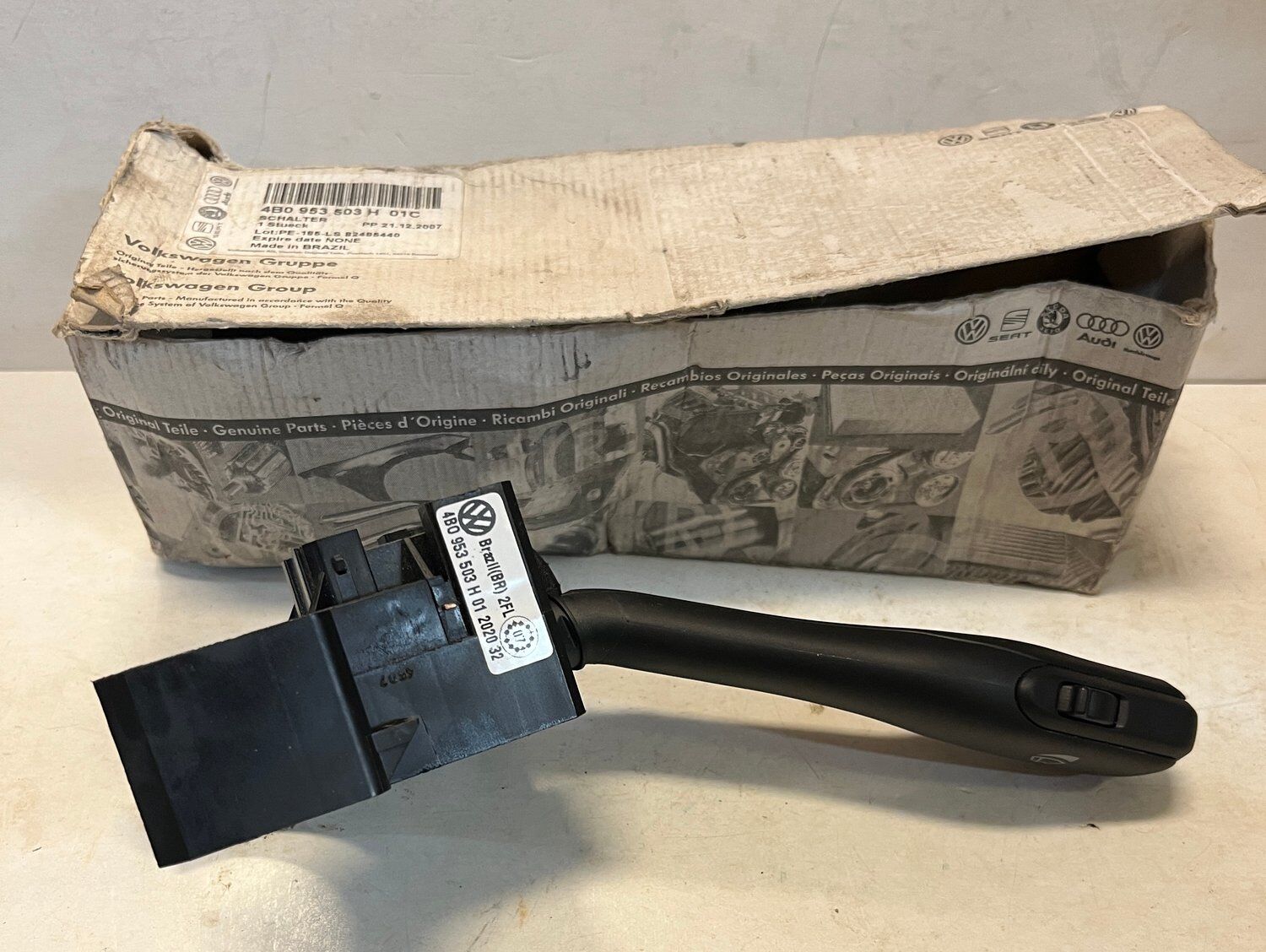 Torkarswitch spak Audi A4 A6 A8 1997-2004 , Volkswagen Group 494551 NOS - Bild 2