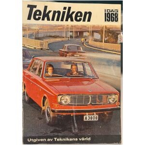 Tekniken idag 1968 168 sidor Nya Volvo , Gamen , Baronen ,  Hot Rods mm