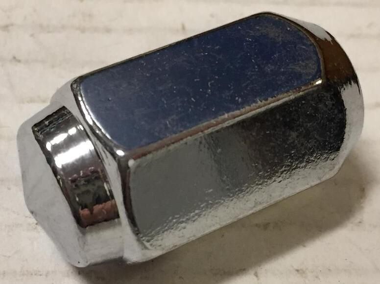 Kromad hjulmutter 1/2-20 – Lug Nut (#19843 / 711-201) - Bild 2