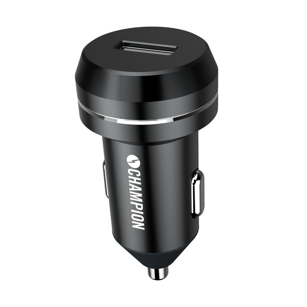 Laddare bil USB 12/24V 2,4A svart