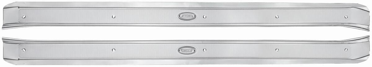 Instegslister 1965-70 Cadillac, 2-Dr med FLEETWOOD Emblem, (Ej 67-70 Eldorado)