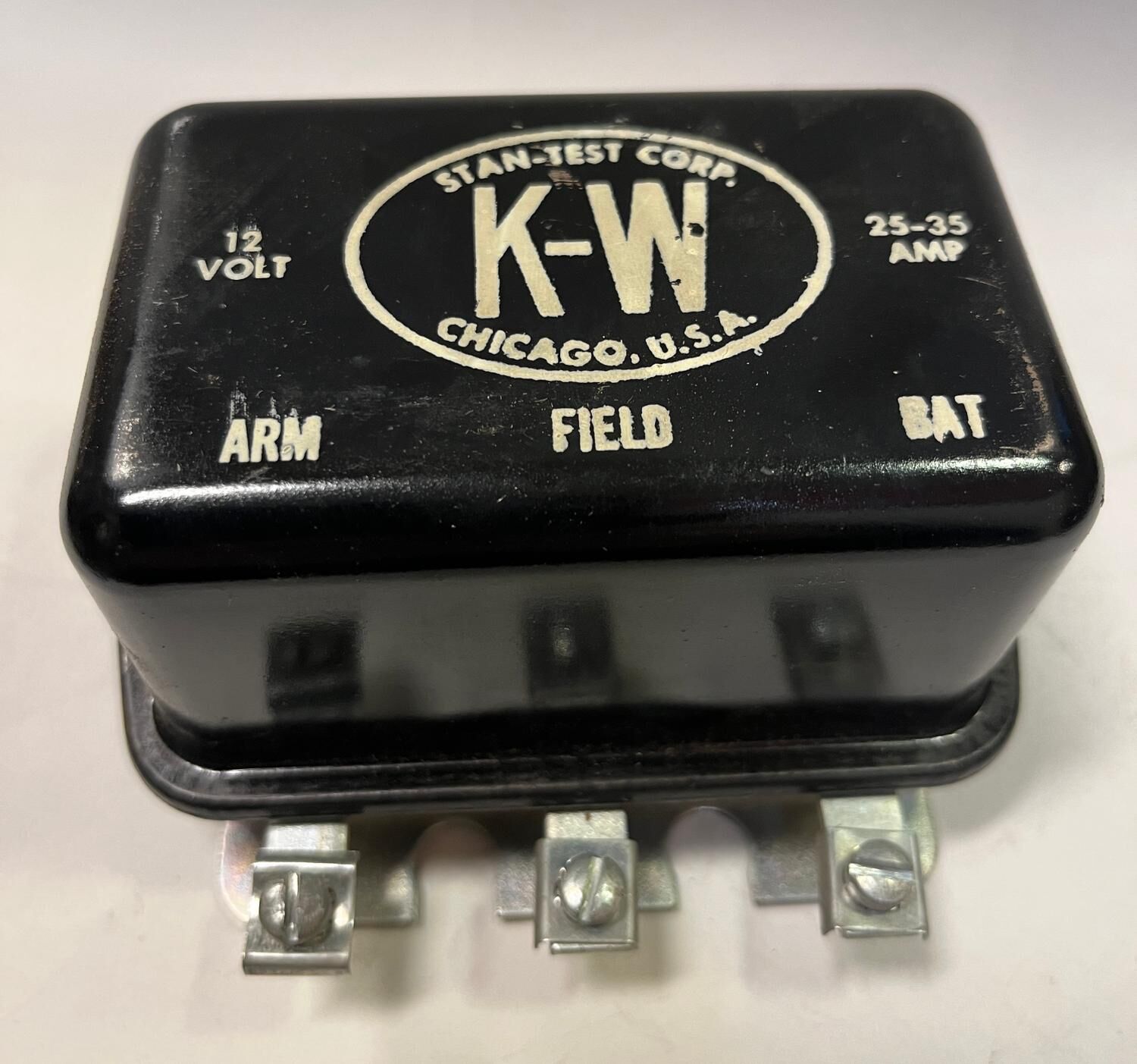 Laddningsrelä 12V 25-35Amp Studebaker 6 cyl & AMC 6 & 8 cyl 1960 , K-W C2640