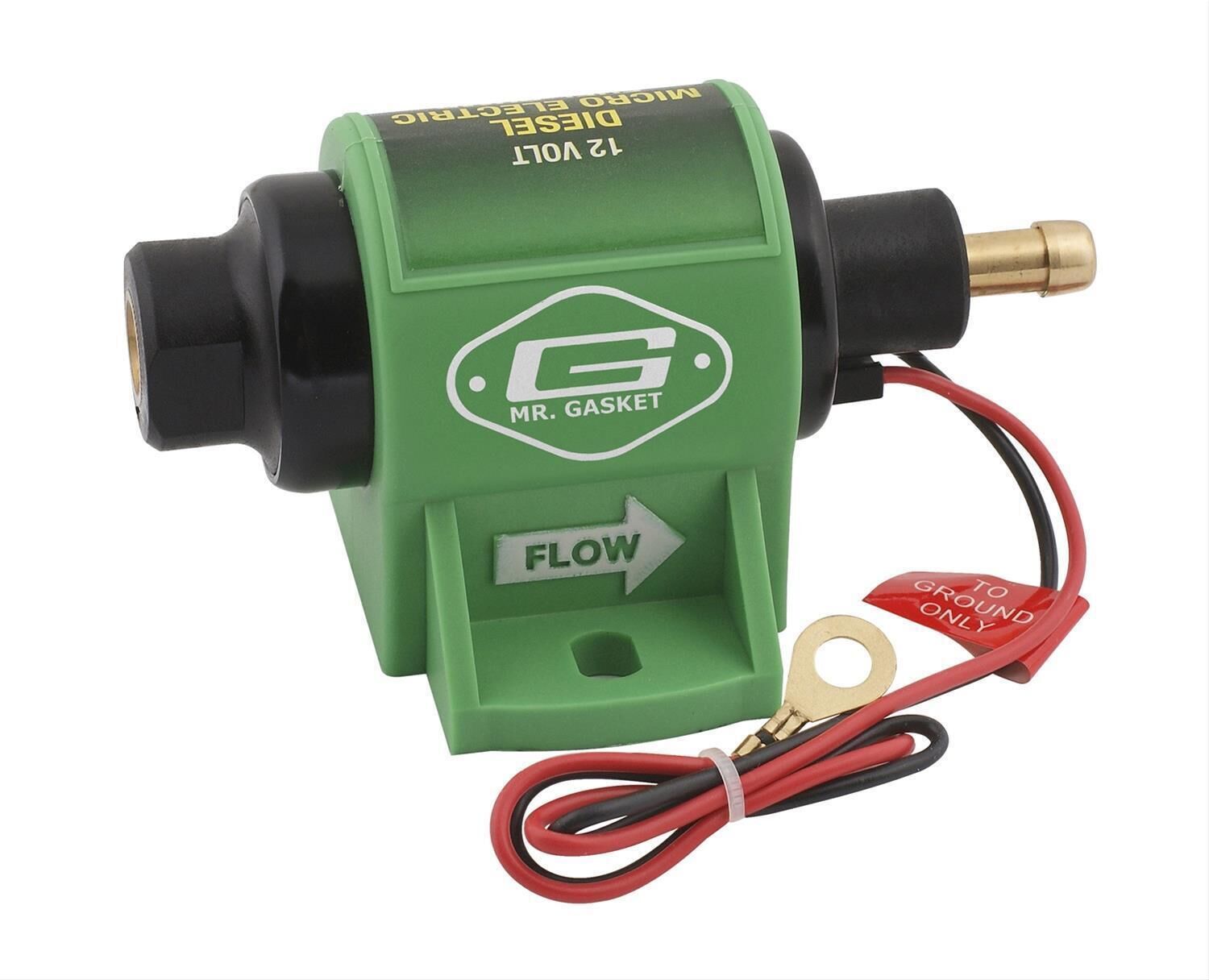 Elektrisk bränslepump diesel universal 12V 4-7PSI 38 GPH 3/8", Mr Gasket 12D