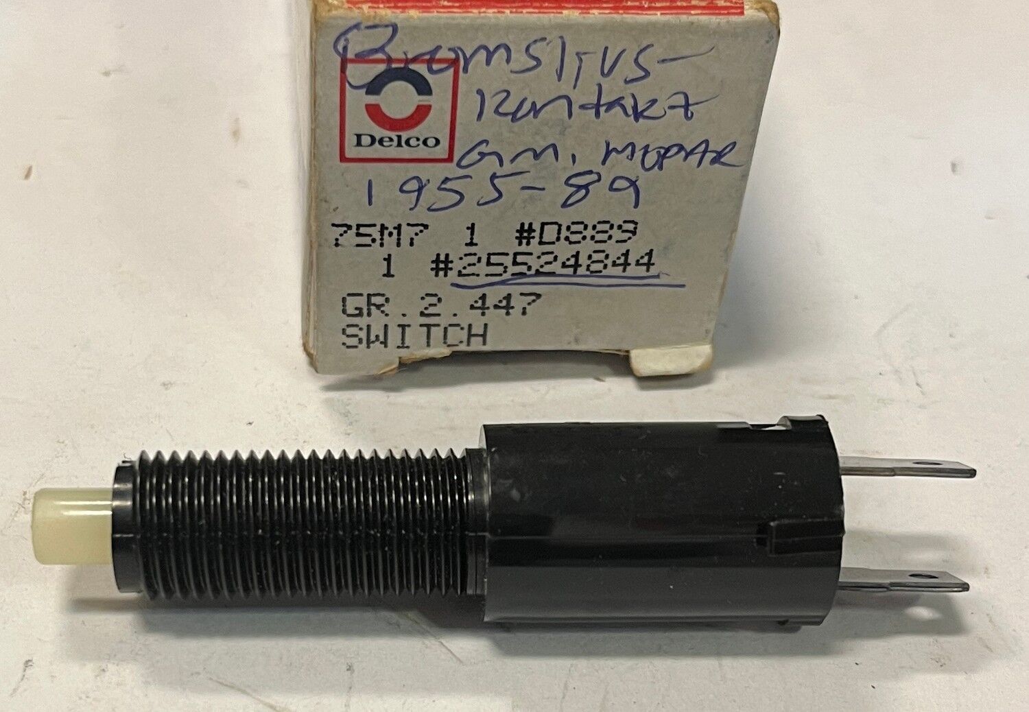 Bromsljuskontakt GM 1982-1991 NOS Delco 25524844 D889