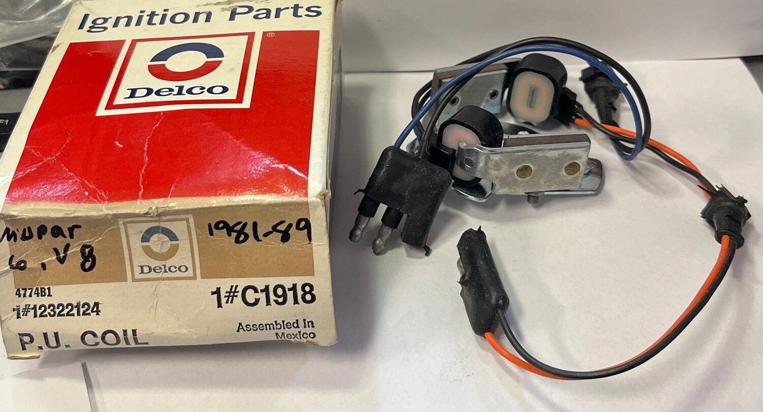 Pick-up fördelare 225-318-360cui Mopar 1981-89, Delco 12322124 , C1918