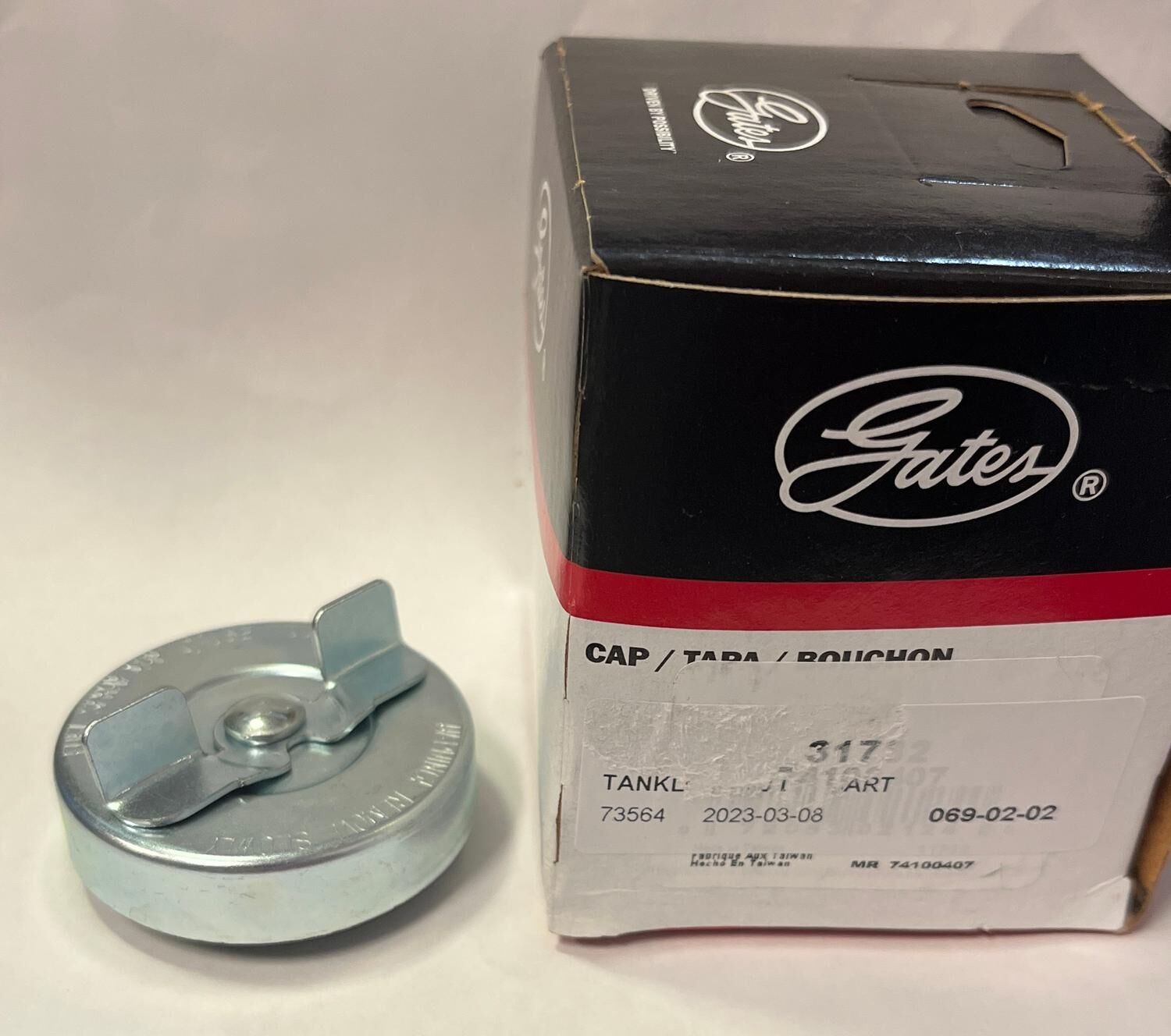 Tanklock oventilerat 1,38 tum GM/Mopar/Ford m.fl. 1964-1970 Gates 31732