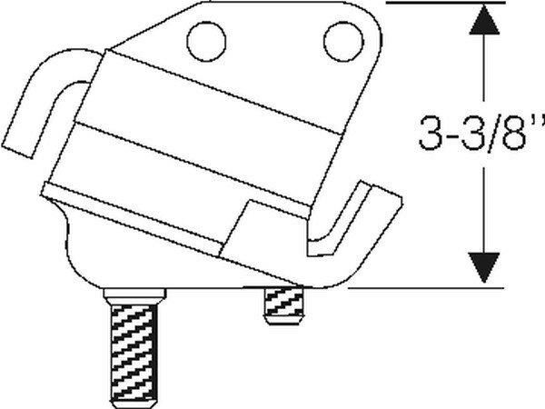 Front Engine Mount 1964-78 2dr 4dr ht cab sedan Cadillac - Bild 2