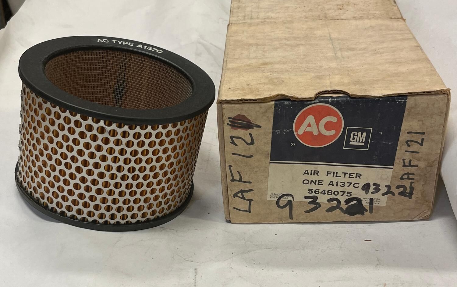 LUFTFILTER 154x116x98, AC Delco GM A137C , 5648075