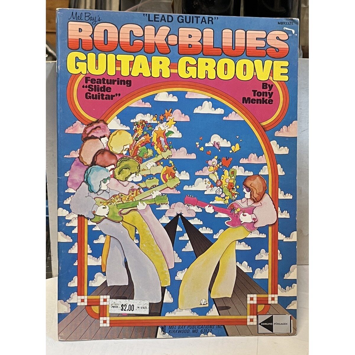 Mel Bay's Rock-Blues Guitar Groove (Tony Menke) – Vintage Gitarrbok! Vintage