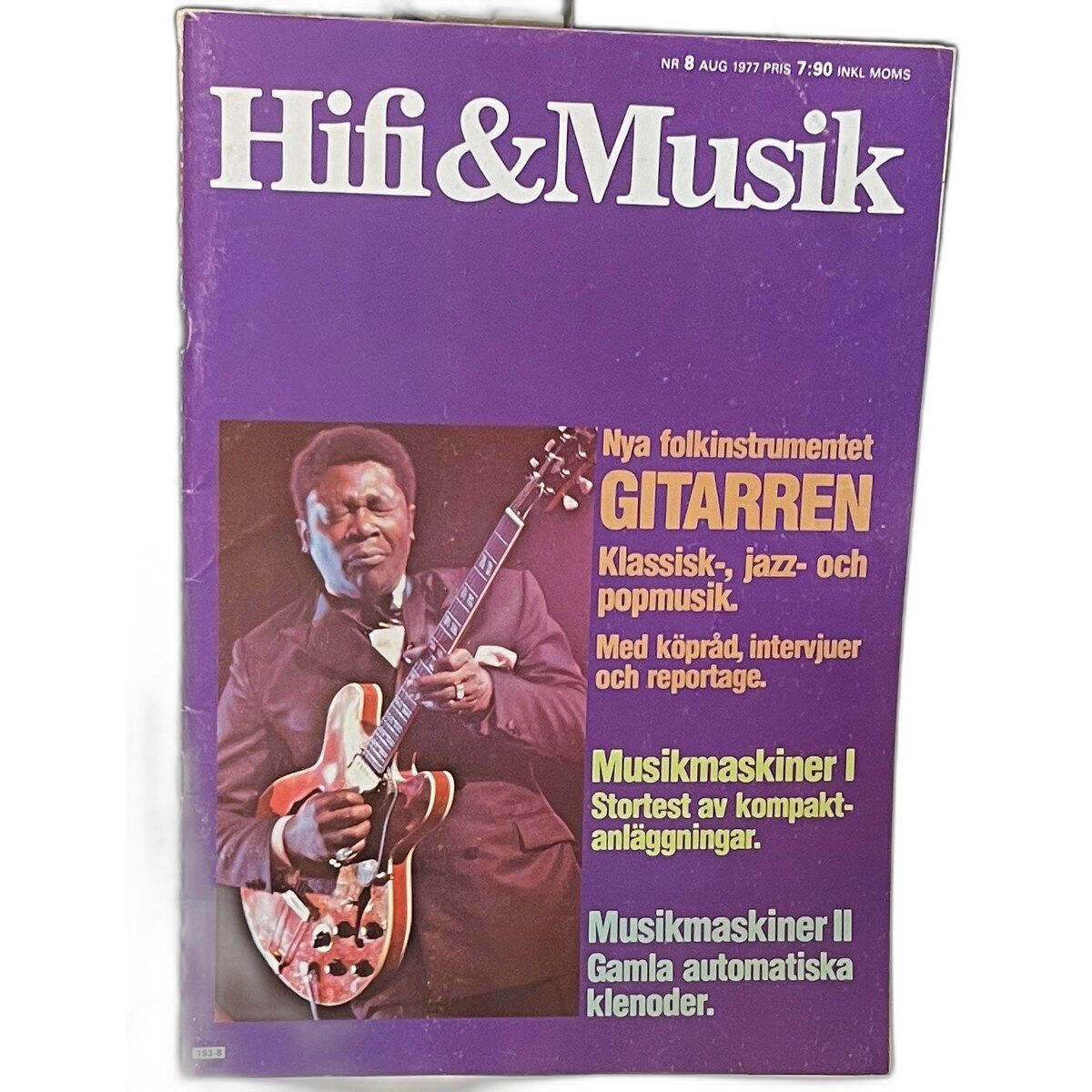 Hifi & Musik nr 8 från augusti 1977