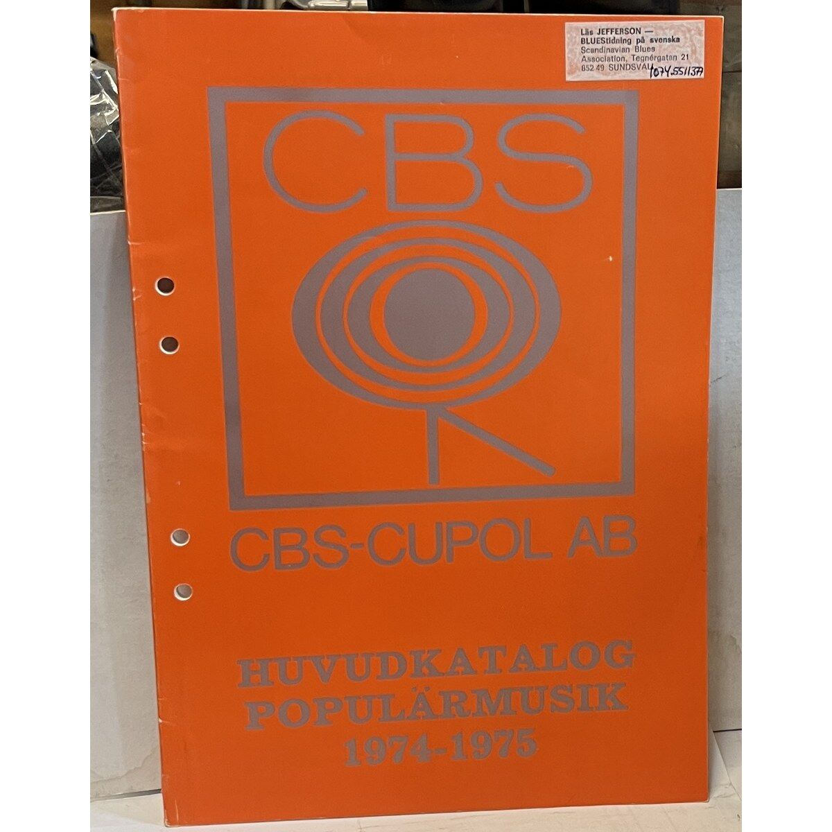 CBS-KUPOL AB 1974-1975 Huvudkatalog populärmusik, Agneta Fältskog ABBA Bob Dylan