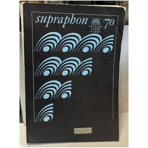 Supraphon Katalog Vazne Hudby 1970 Klassisk musik Tjeckien