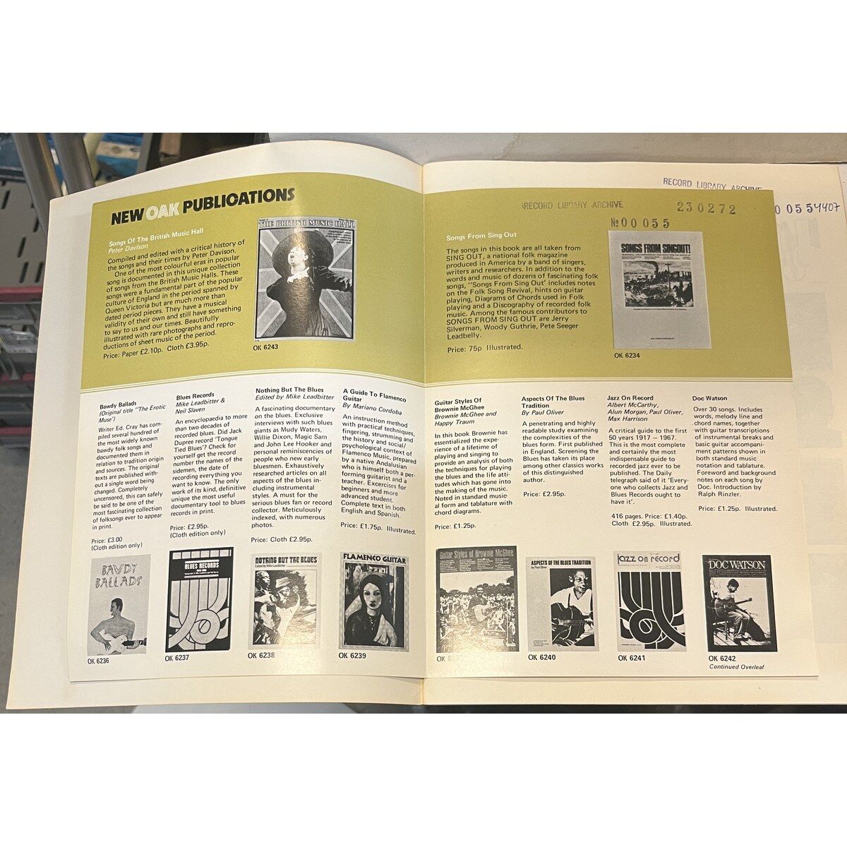 Oak Catalog, Music Books and Books on music - Bild 5