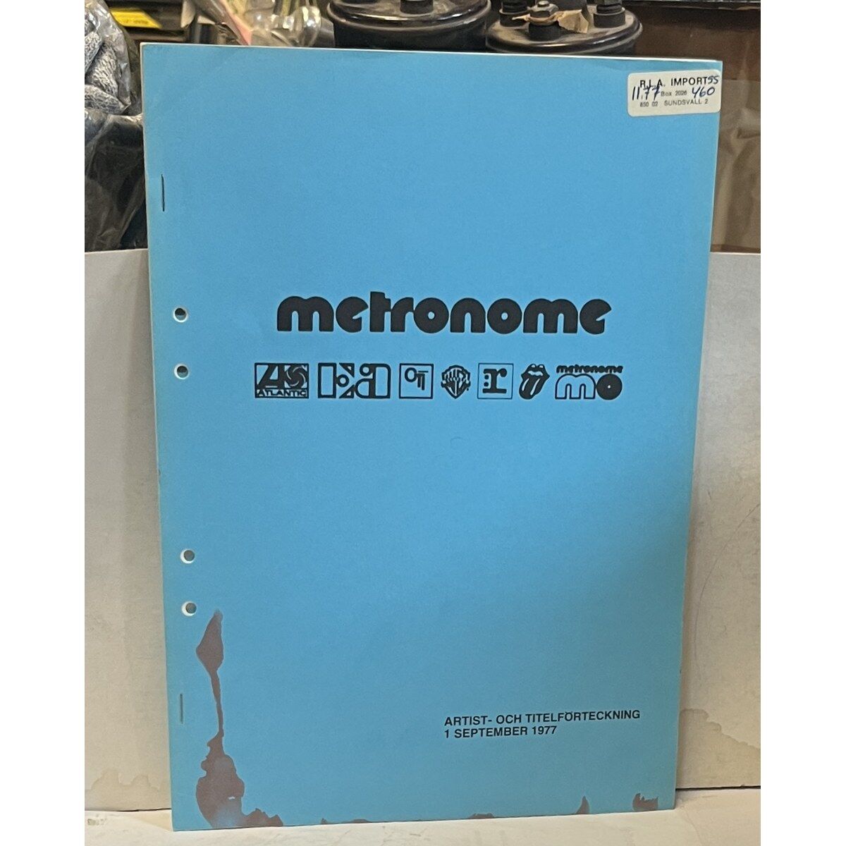 Metronome artist- & titelförteckning 1 september 1977