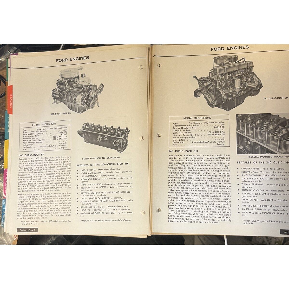 Original Ford Reservdels- & Tillbehörsindex (1965) – Mustang, Thunderbird, Falcon - Bild 3