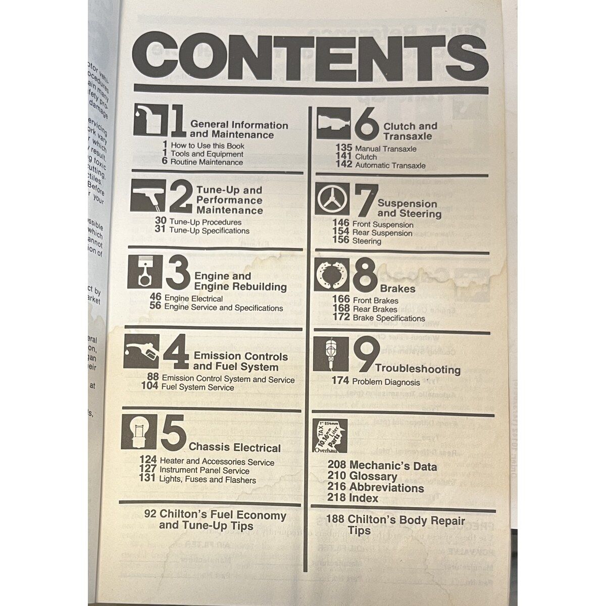 GM X-Body 1980-85 manual repair & tune-up guide - Bild 2