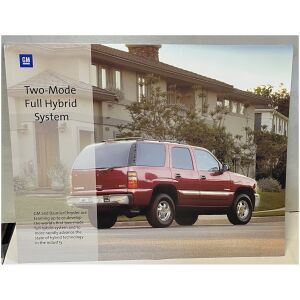 GMC Yukon Full Hybrid System 2007 original informationsblad 2 sidor