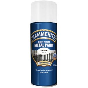 Hammarlack Spray Vit Hamrad 400 ml Hammerite 5078336