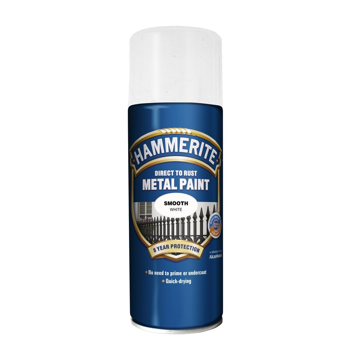 Hammarlack Spray Vit Hamrad 400 ml Hammerite 5078336