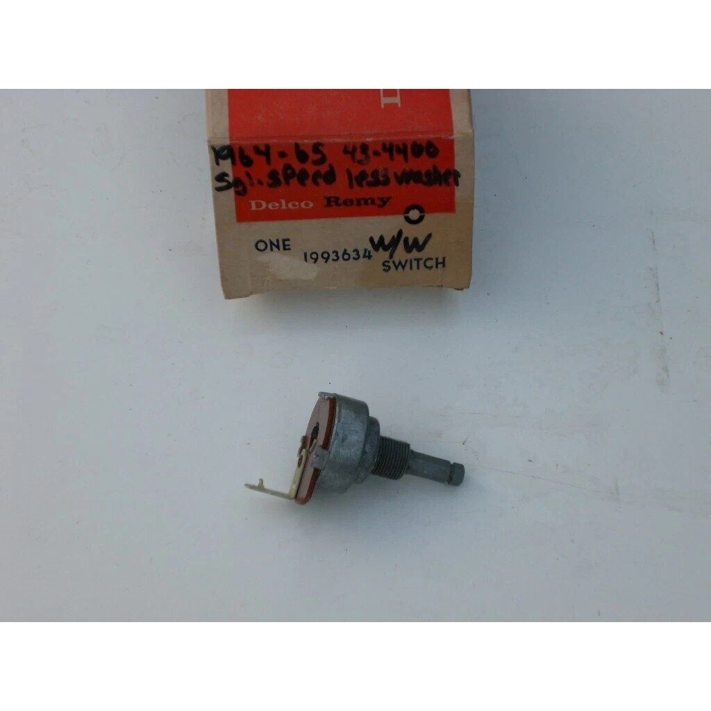 Torkarbrytare 1-hastighet utan spolare Chevrolet 1964 Buick 1964–1965 Delco-Remy 1993634