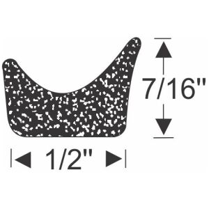 Dörrgummilist 7/16"