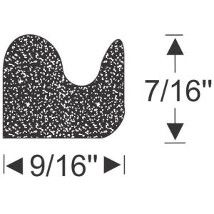 Dörrgummilist 7/16"