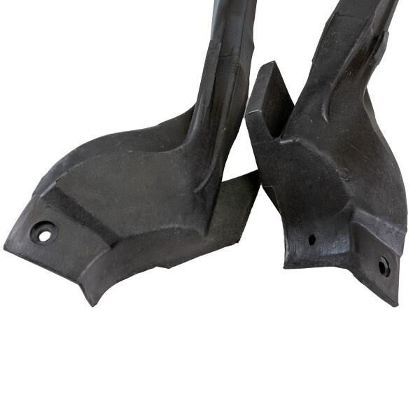 Roof Rail Weatherstrip - Front 1966-69 4dr sedan Lincoln - Bild 3