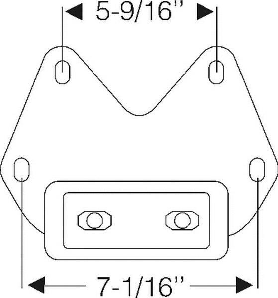 Transmission mount service 1940-46 2dr 4dr cab sedan Chevrolet - Bild 2