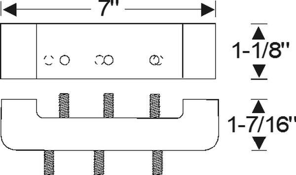 Transmission mount service 1948-56 2dr 4dr ht cab sedan Buick - Bild 2