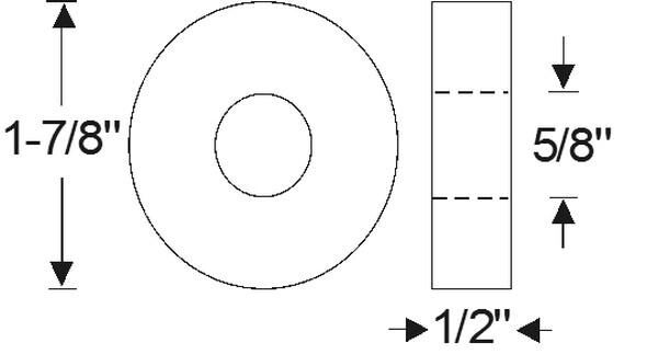 Transmission mounting pad 1937 2dr 4dr cab sedan Buick - Bild 2