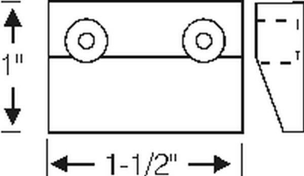 Gummistopp Bagagelucka 1940-48 2dr cab Chrysler DeSoto Dodge Plymouth - Bild 2