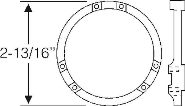 Horn button contact cushion 1940 2dr 4dr cab sedan Chevrolet