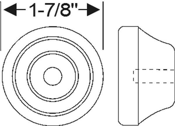 Starter Button 1935-36 2dr 4dr cab sedan Pontiac - Bild 2