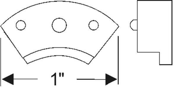 Horn button contact cushion 1937 2dr 4dr sedan Studebaker - Bild 2
