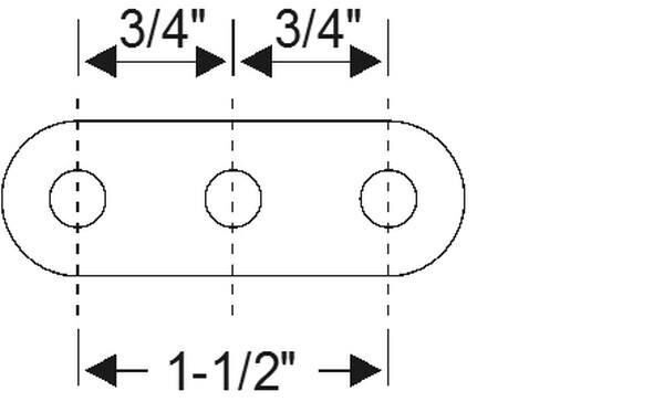 Spark plug wire spacer 1938-47 2dr 4dr cab sedan Packard - Bild 2