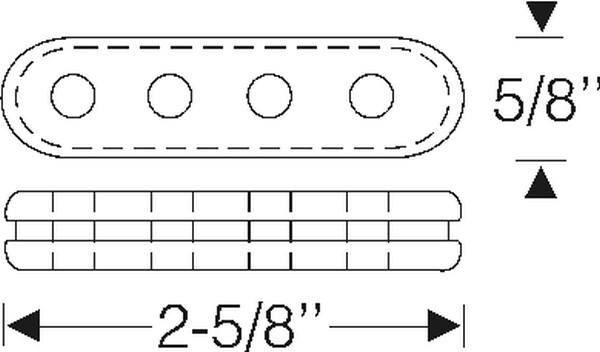 Spark plug wire spacer 1952-62 2dr 4dr ht cab sedan Cadillac - Bild 2