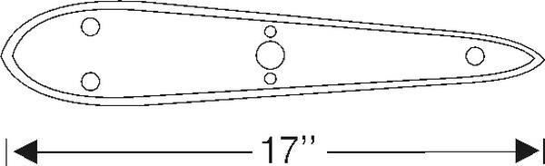Fender light pad 1938-40 2dr 4dr cab sedan Cadillac - Bild 2