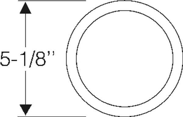 Fog light lens gasket 1950-52 2dr 4dr ht cab sedan Cadillac - Bild 2