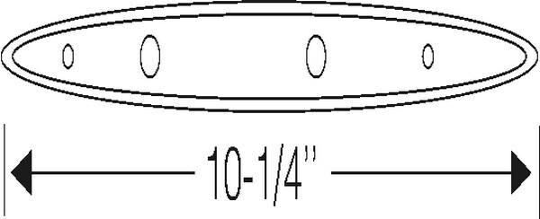 Parking light mounting pad 1937-39 2dr 4dr cab sedan Chevrolet - Bild 2
