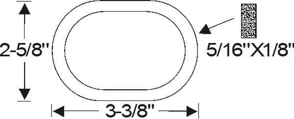 Packningar Parkeringsljus 1953-54 2dr 4dr ht cab sedan Buick - Bild 2