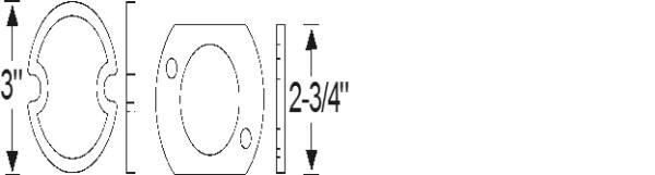 Packningar Bakljus 1961-62 2dr 4dr ht cab sedan Oldsmobile - Bild 2