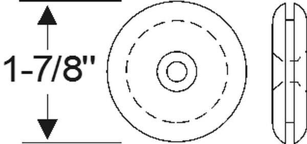 1-7/8" Firewall Grommet 1935 2dr 4dr sedan Chevrolet - Bild 2