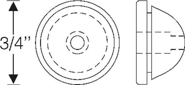 3/4" Wiring Grommet 1949 2dr 4dr ht cab sedan Cadillac - Bild 2