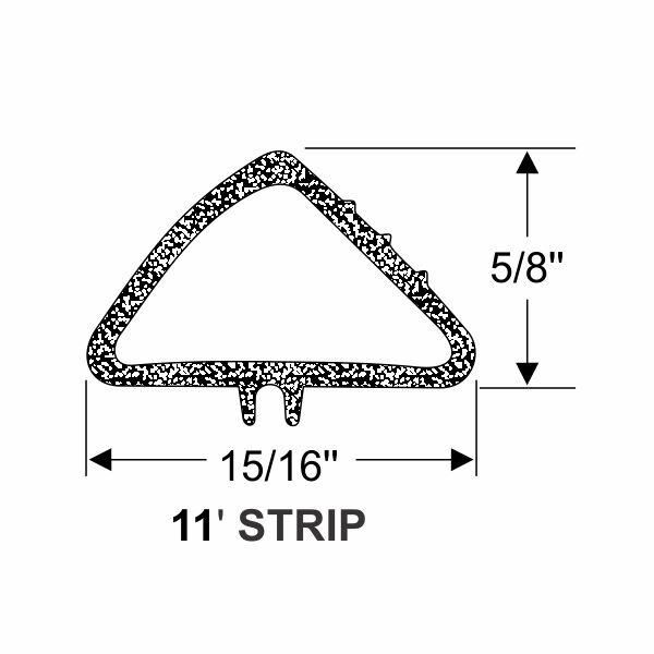 Engine Cover "Dog Box" Seal 1968-74 2dr Ford - Bild 2