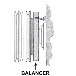 Harmonic Balancer - Revulcanization Service Only 1958 2dr 4dr ht cab sedan Oldsmobile