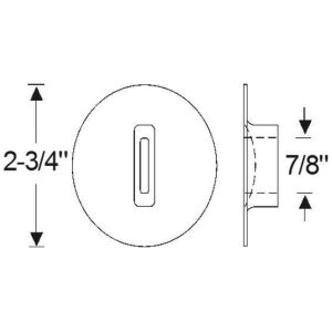 Bumper seal 1951-52 2dr 4dr ht cab sedan Buick