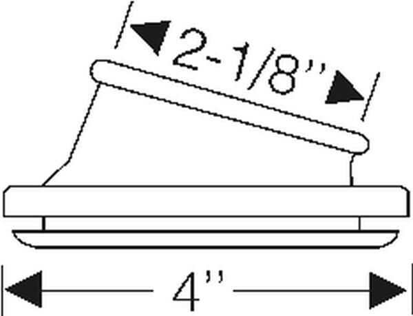 Rear bumper grommet 1934 2dr 4dr cab sedan Cadillac - Bild 2