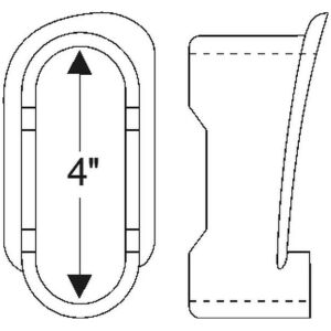 Rear bumper grommet 1935-39  Lincoln