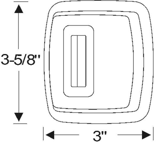 Rear bumper grommet 1936-37 2dr 4dr cab sedan Chrysler Dodge