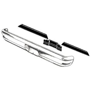 Rear Bumper To Body Splash Apron 1960-65 2dr 4dr sedan Ford